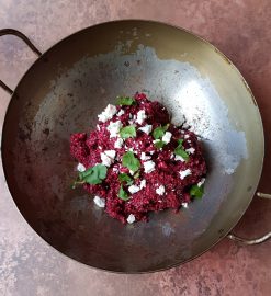 Beetroot & feta dip